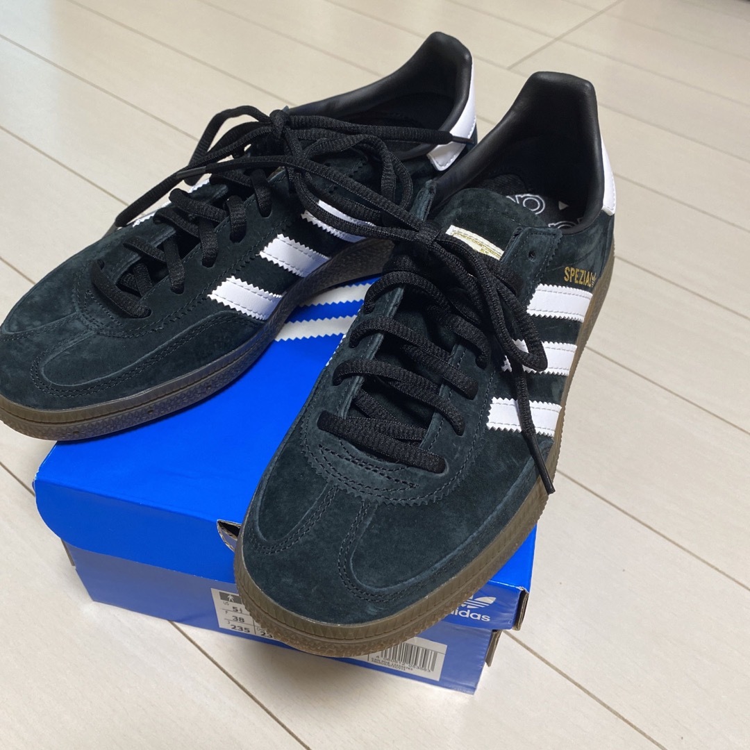 新品正規品 adidas SPEZIAL 23.5 blackスエードSAMBA