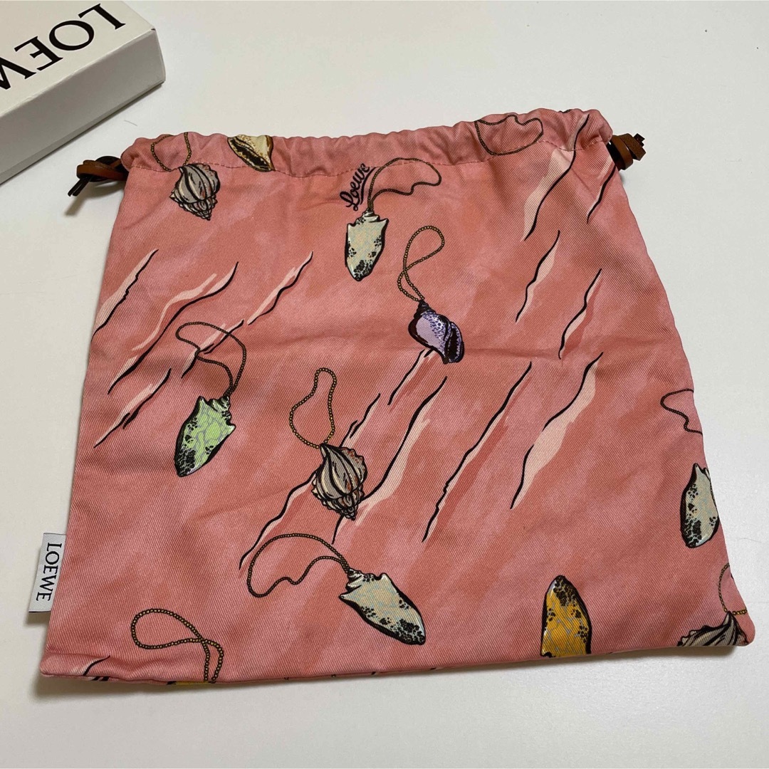 LOEWE - ☆美品 ロエべ ドローストリングポーチ 巾着 バッグインバッグ