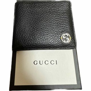 グッチ(Gucci)のGUCCI 二つ折り財布 610466 ブラック×イエロー(折り財布)