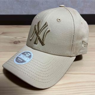 ニューエラー(NEW ERA)のニューエラ　NEW ERA キャップ NY ニューヨークヤンキース　ベージュ(キャップ)