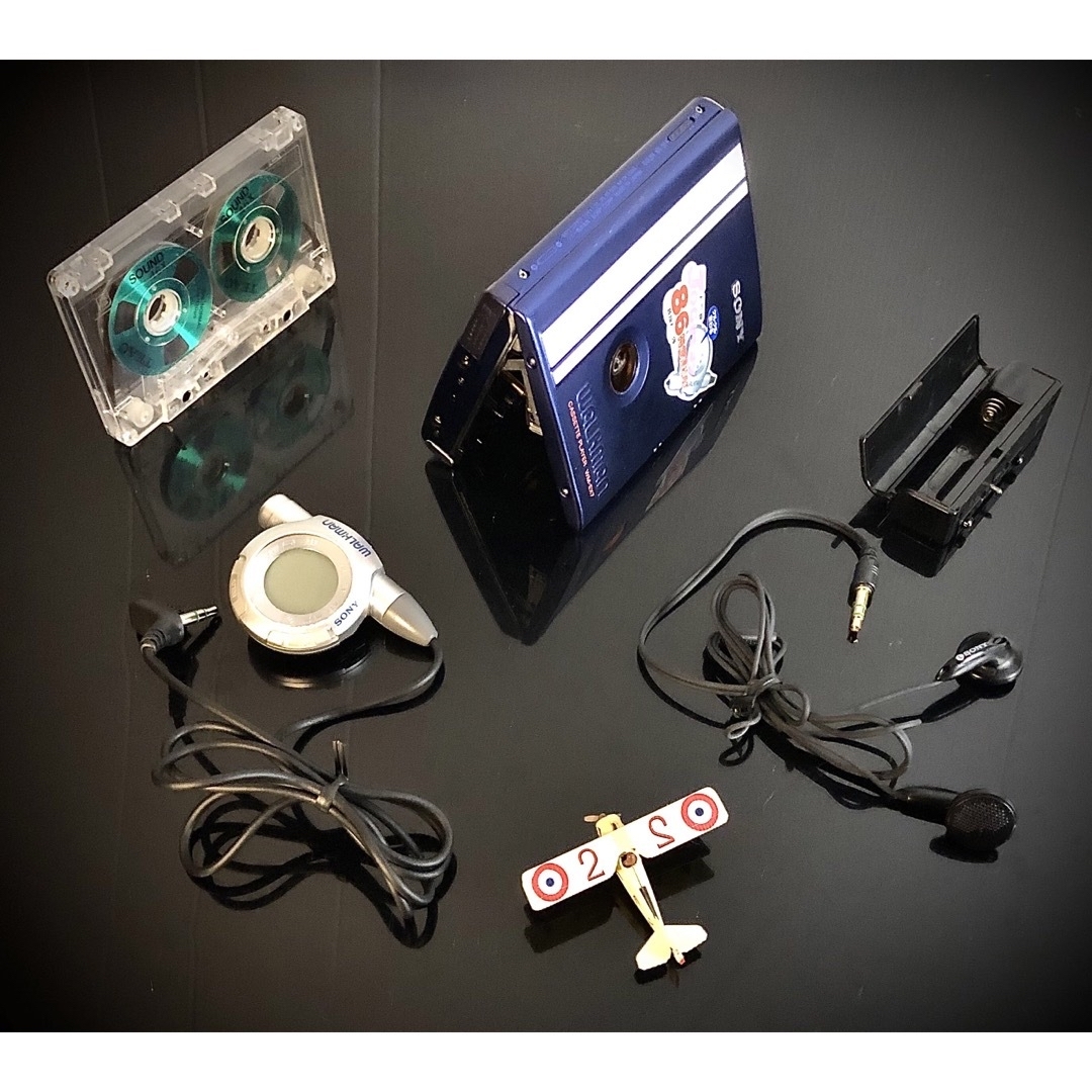 SONY - カセットウォークマン SONY WM-EX7 青「整備済み、完動超 SONY - カセットウォークマン SONY WM-EX7 青「整備済み、完動超