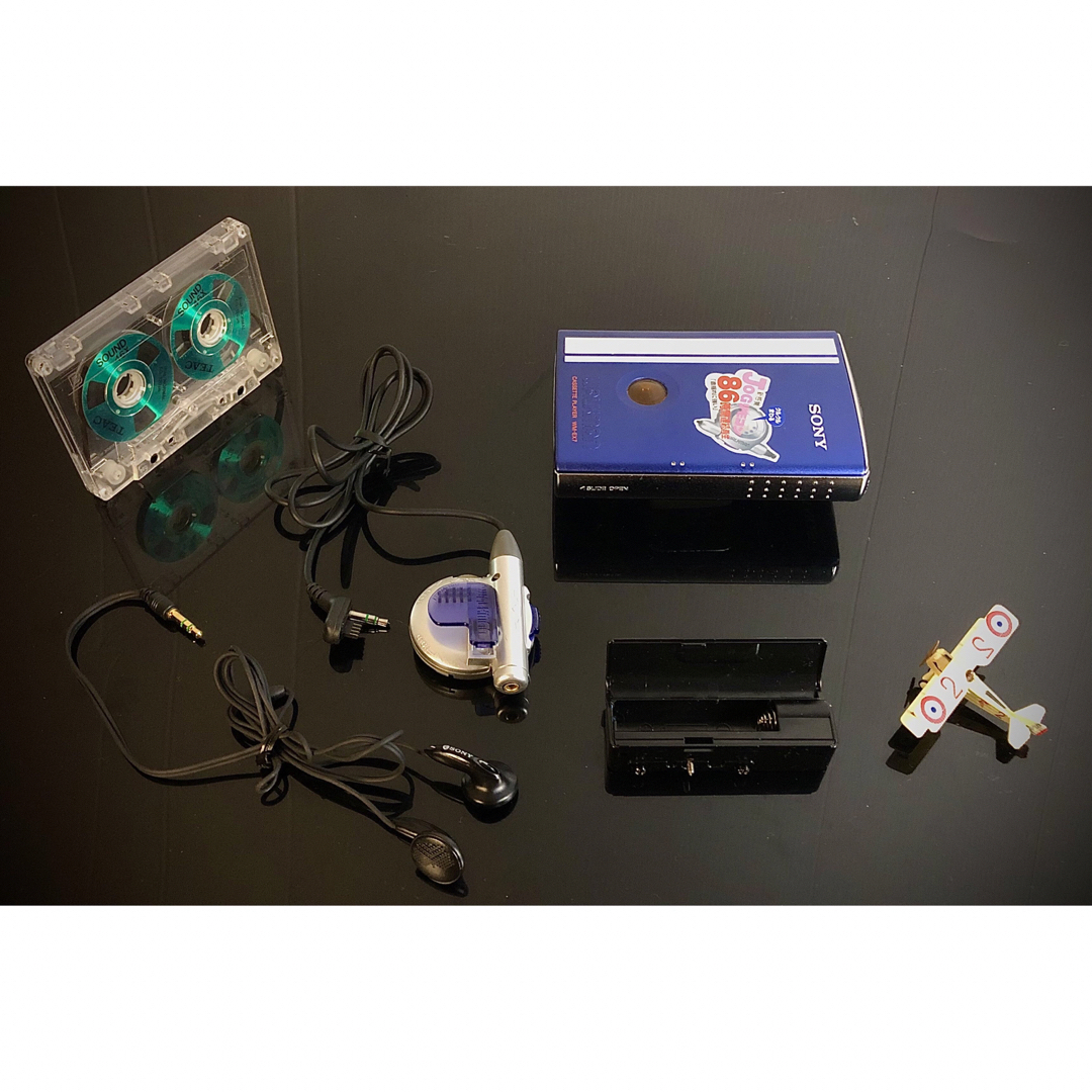 SONY - カセットウォークマン SONY WM-EX7 青「整備済み、完動超 SONY - カセットウォークマン SONY WM-EX7 青「整備済み、完動超