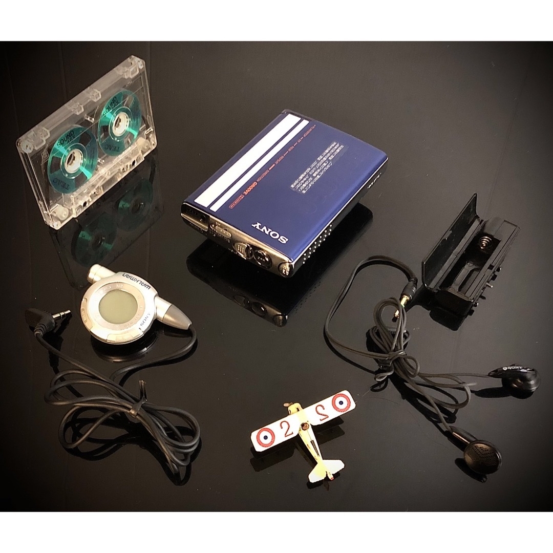 SONY - カセットウォークマン SONY WM-EX7 青「整備済み、完動超 SONY - カセットウォークマン SONY WM-EX7 青「整備済み、完動超