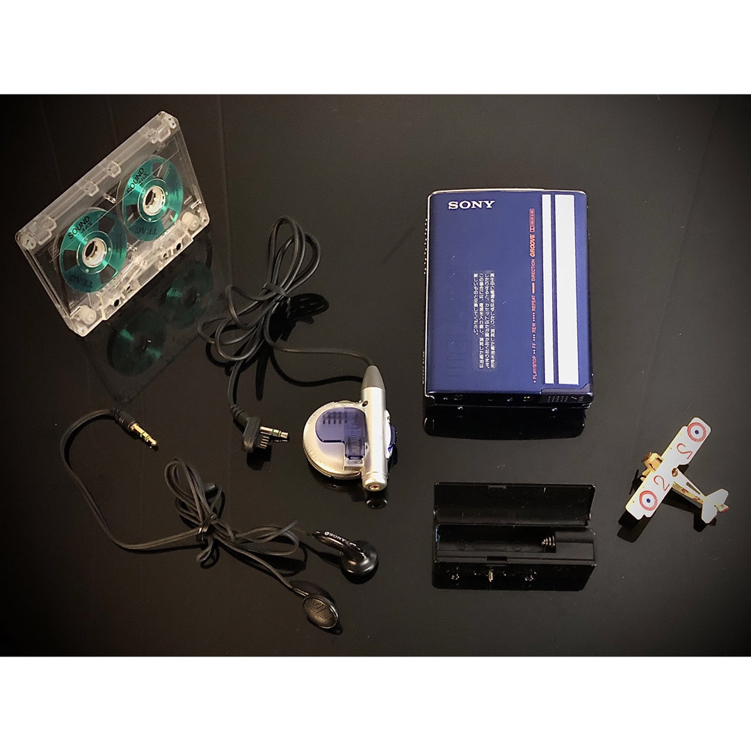 SONY - カセットウォークマン SONY WM-EX7 青「整備済み、完動超 SONY - カセットウォークマン SONY WM-EX7 青「整備済み、完動超