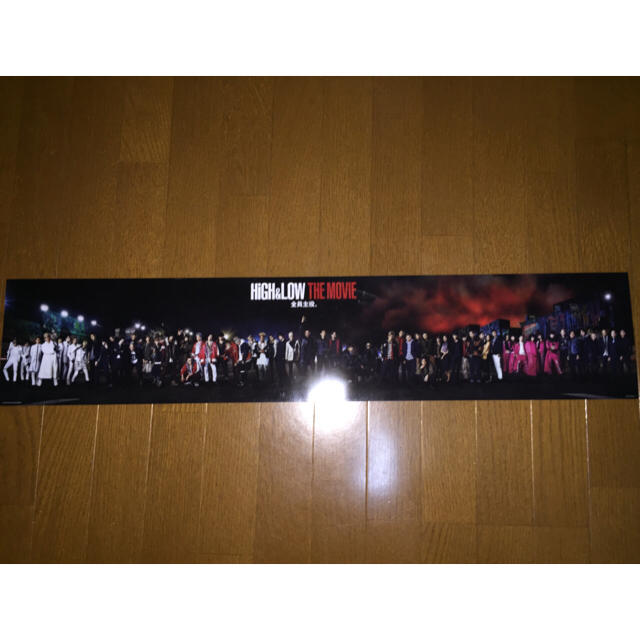 EXILE TRIBE(エグザイル トライブ)のHiGH&LOWクリアポスター エンタメ/ホビーの声優グッズ(ポスター)の商品写真