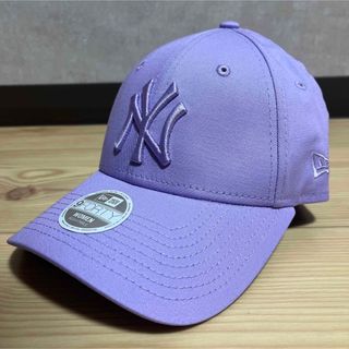 ニューエラー(NEW ERA)のLAオールブラック　NY ニューヨークヤンキース　パープル(キャップ)