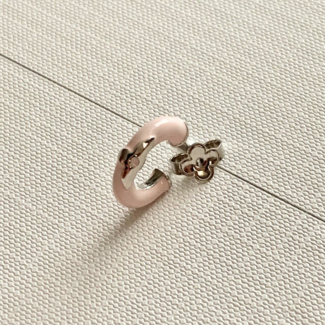 LOUIS VUITTON - 希少！美品 ルイヴィトン クレオール ミスLV ピアス ピンク 片方のみ