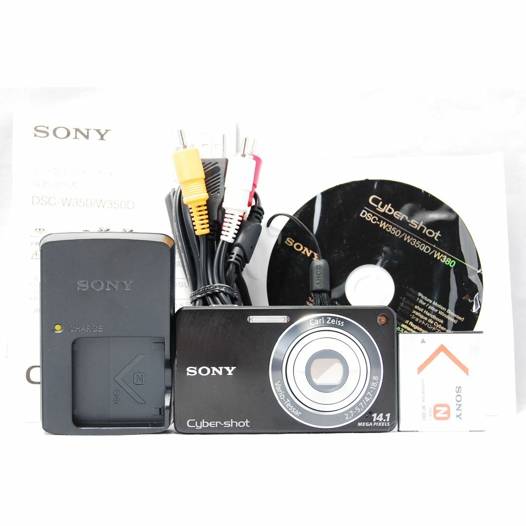 SONY - SONY Cyber-Shot DSC-W350 コンパクトデジタルカメラの+