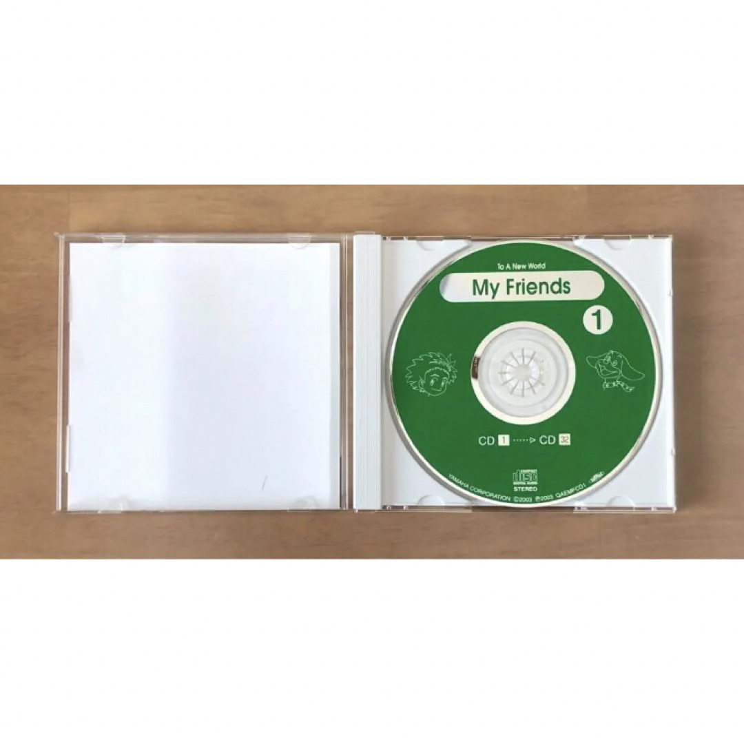 ヤマハ(ヤマハ)のヤマハ 英語教室 教材 My Friends1・2、CD・DVDセット エンタメ/ホビーのCD(キッズ/ファミリー)の商品写真