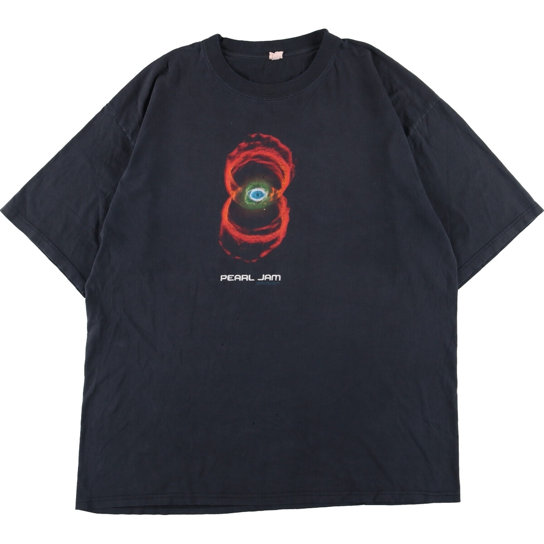 00年代 PEARL JAM パールジャム BINAURAL 2000 両面プリント バンドTシャツ バンT メンズXXL /evb00233865cm肩幅