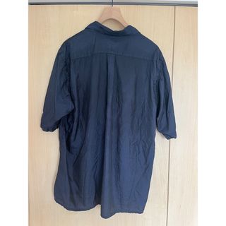 専用 comoli 21ss シルクオープンカラーシャツ navy サイズ2