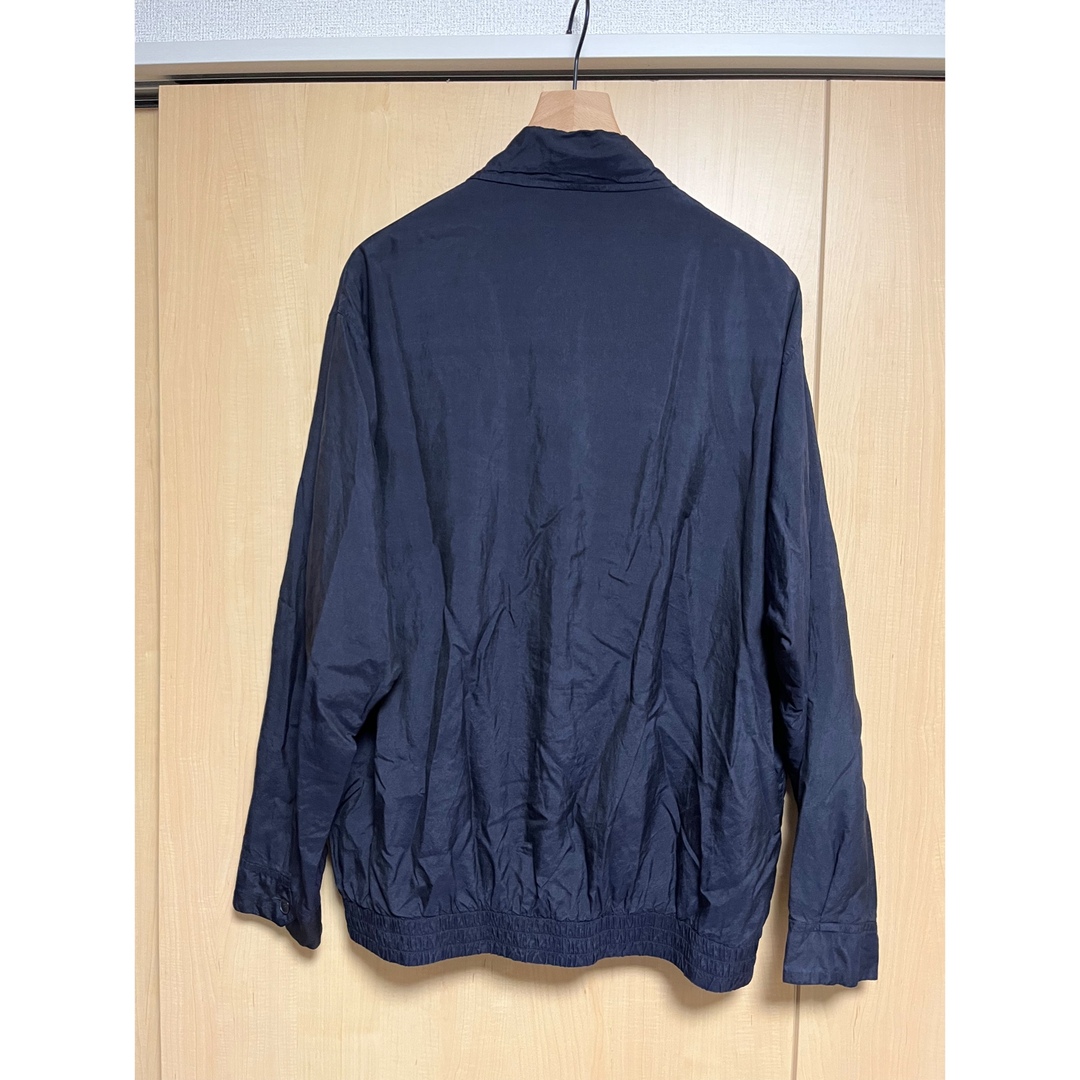 COMOLI シルク スイングトップ NAVY Size2