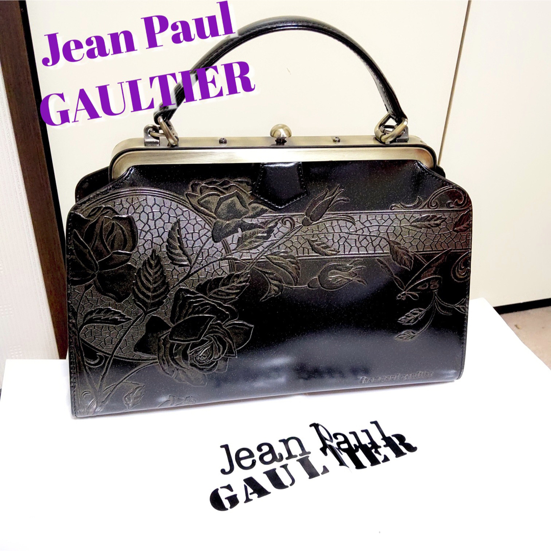 【大幅値下げ】Jean Paul GAULTIER がま口 バッグ ニューローズらりるれバッグ