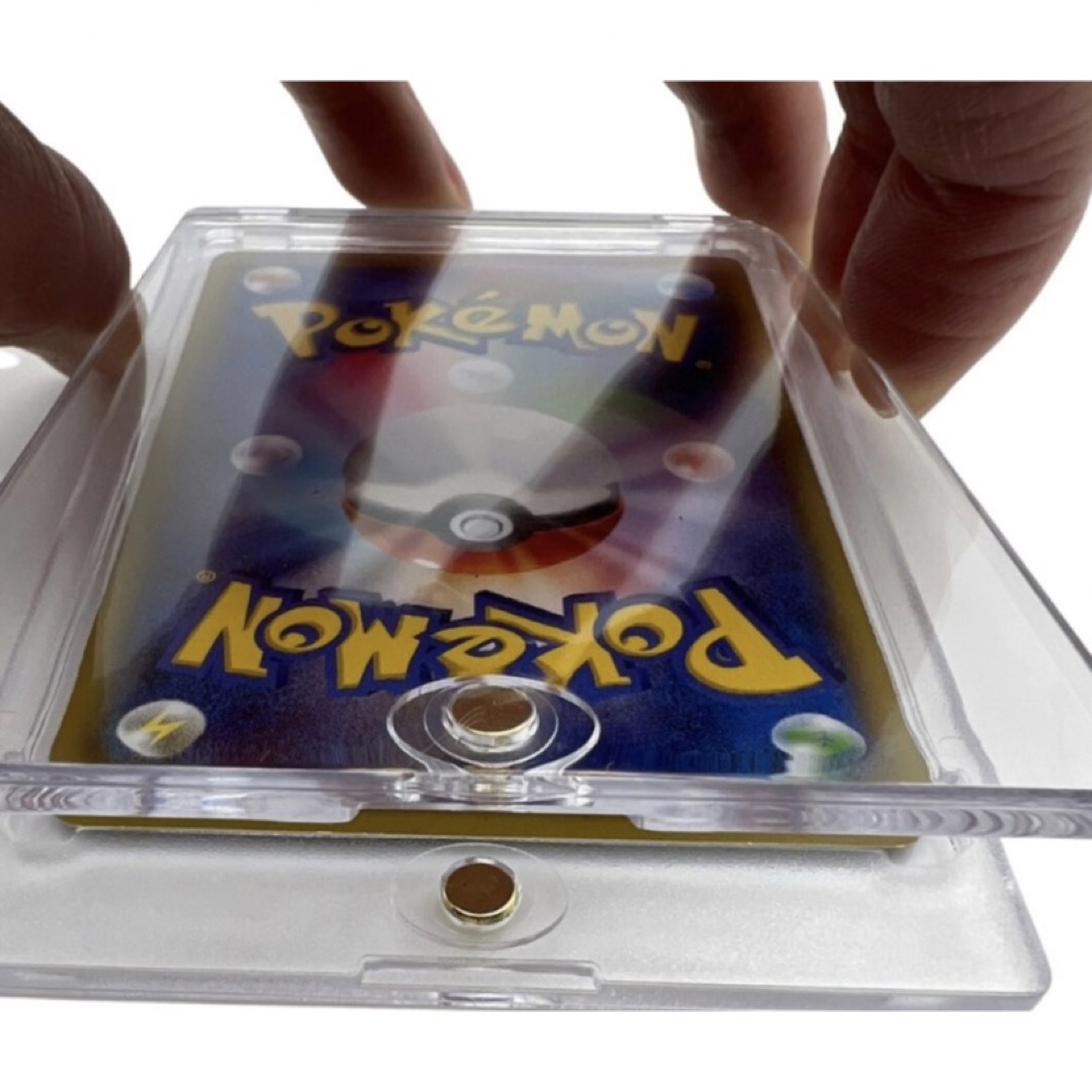 ポケモン(ポケモン)のケース ローダー ポケモンカード ポケカ マグネット 50枚セット 保護 カード エンタメ/ホビーのトレーディングカード(カードサプライ/アクセサリ)の商品写真