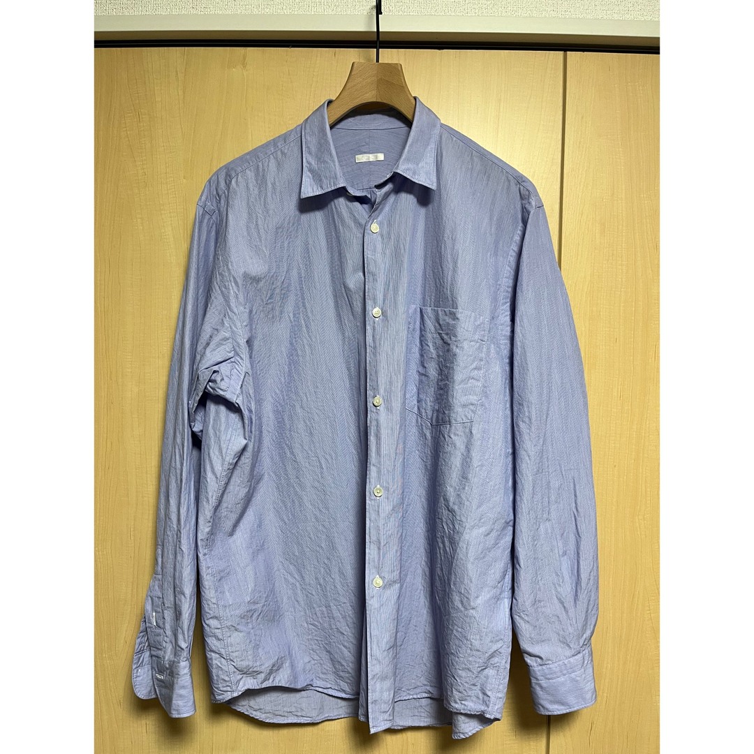 COMOLI(コモリ)のCOMOLI コモリ 22aw コモリシャツ SAX STRIPE 2 メンズのトップス(シャツ)の商品写真