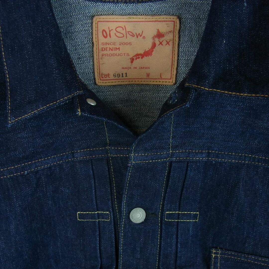 orSlow オアスロウ 6011 denim jacket 1st タイプ デニム ジャケット コットン 日本製 インディゴブルー系 XS