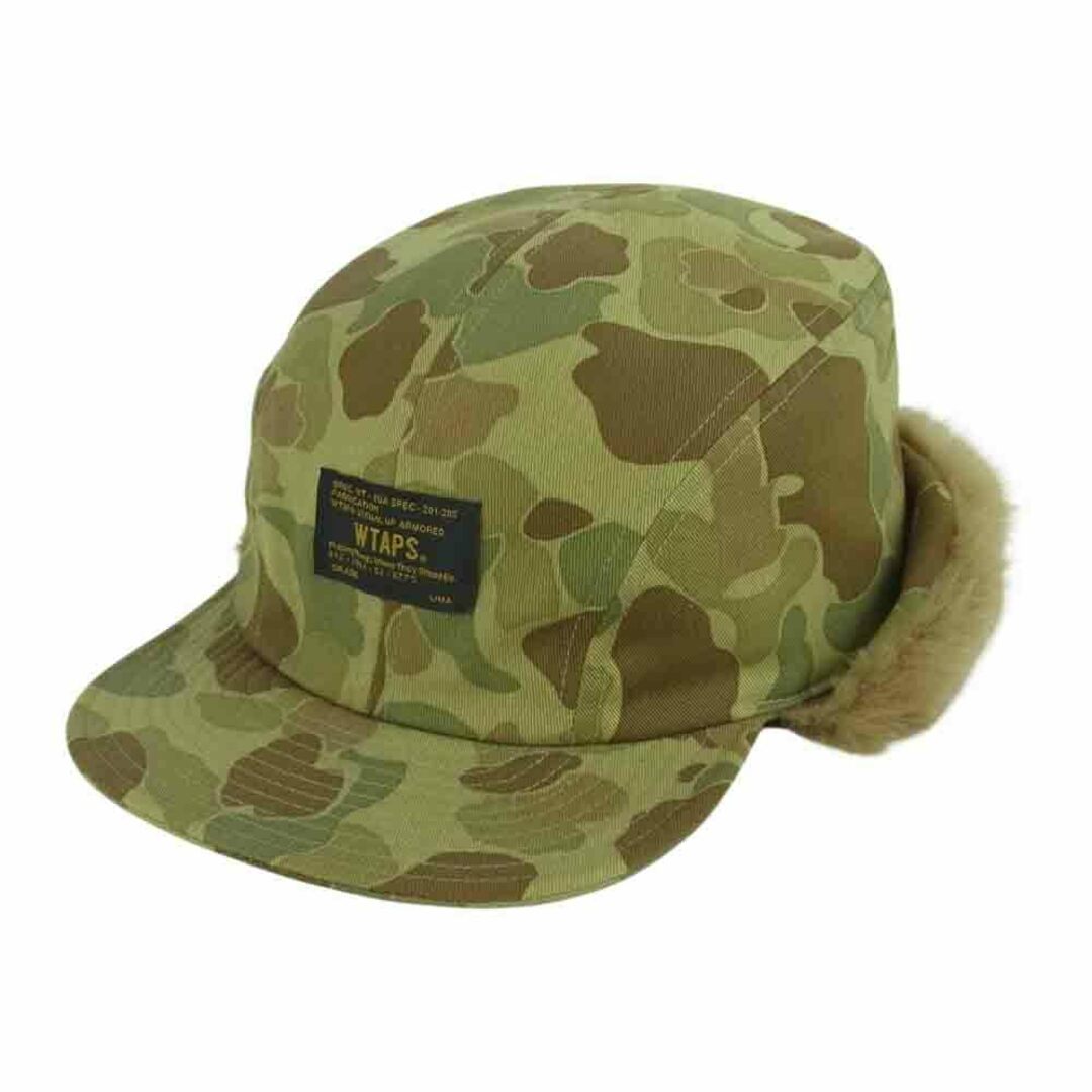 WTAPS ダブルタップス 15AW 152MTDT-HT04 LUMBER CAP ランバー キャップ 迷彩 カモ 帽子 コットン 日本製 カーキ系 L