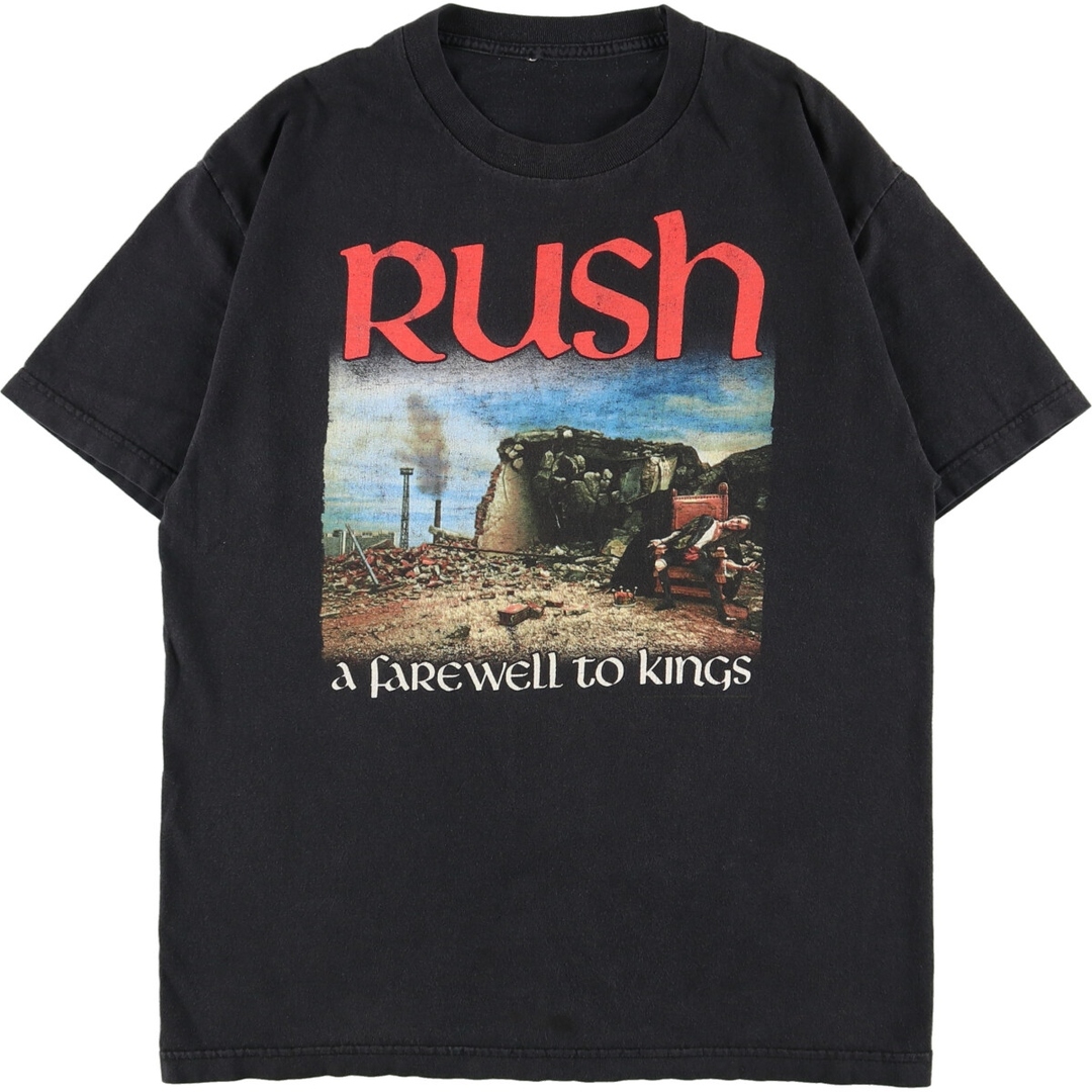 90年代 RUSH ラッシュ a fare well to kings バンドTシャツ バンT メンズL ヴィンテージ /evb002313