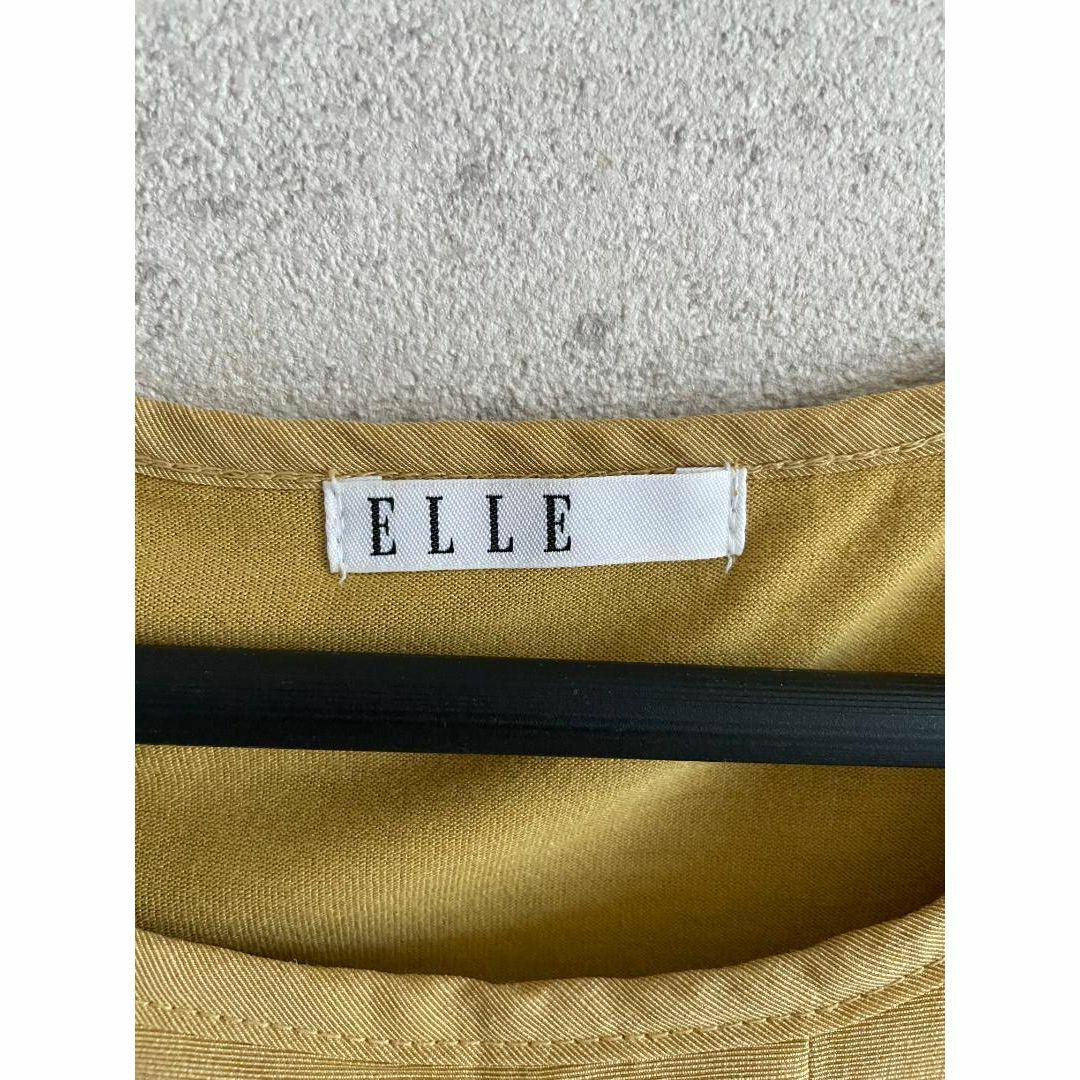 ELLE(エル)のELLE　ノースリーブシャツ・ブラウス　シワ加工　オシャレ　大人キレイ レディースのトップス(シャツ/ブラウス(半袖/袖なし))の商品写真