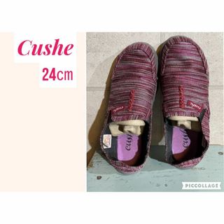 クッシーフットウェア(Cushe Footwear)のクッシー　CUSHE　シューズ　レディース　ピンク(スリッポン/モカシン)