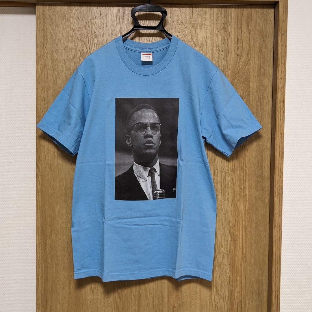 supreme Malcom X Tee Sサイズ　ブルー