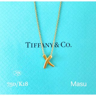 ティファニー(Tiffany & Co.)のTIFFANY&Co.ティファニー キス　XネックレスK18(ネックレス)