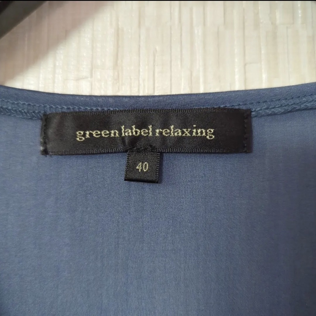 UNITED ARROWS green label relaxing(ユナイテッドアローズグリーンレーベルリラクシング)の☆グリーンレーベルリラクシング☆ネイビー☆size L レディースのトップス(カットソー(半袖/袖なし))の商品写真