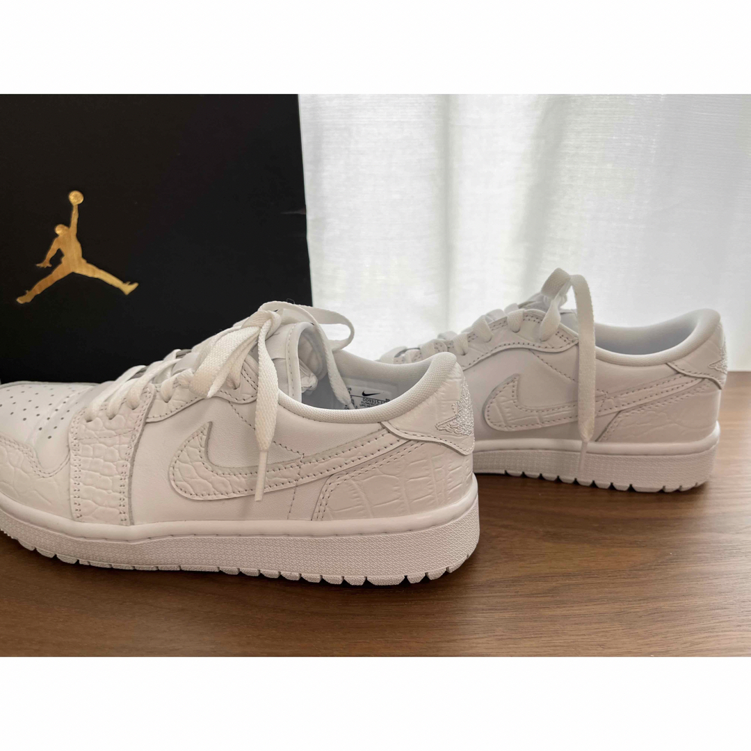 Jordan Brand（NIKE）(ジョーダン)の美品　Air Jordan 1 Golf 白　26センチ スポーツ/アウトドアのゴルフ(シューズ)の商品写真