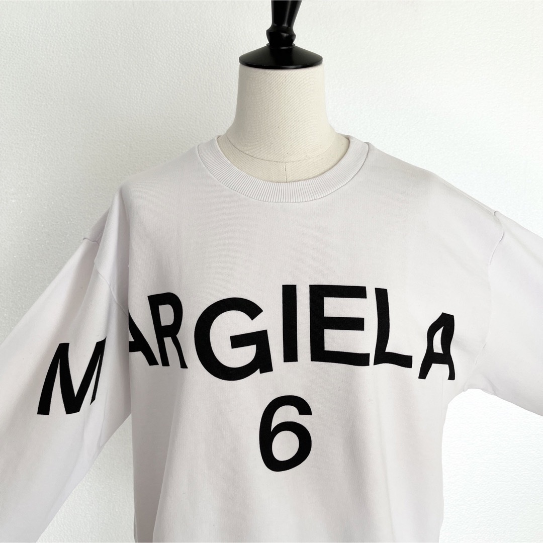 MM6 Maison Margielaマルジェラ ロゴプリント スウェット XS-