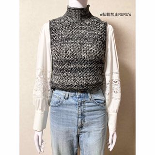 Alice+Olivia - 新品 alice+olivia ハイネック ニットベスト セーター