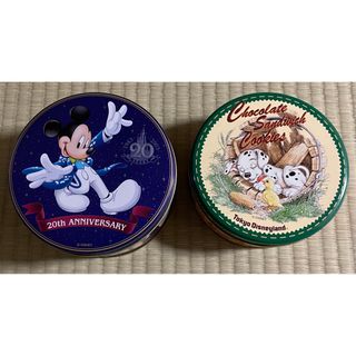 ディズニー(Disney)の東京ディズニーランド20周年 菓子缶ほか1個(キャラクターグッズ)