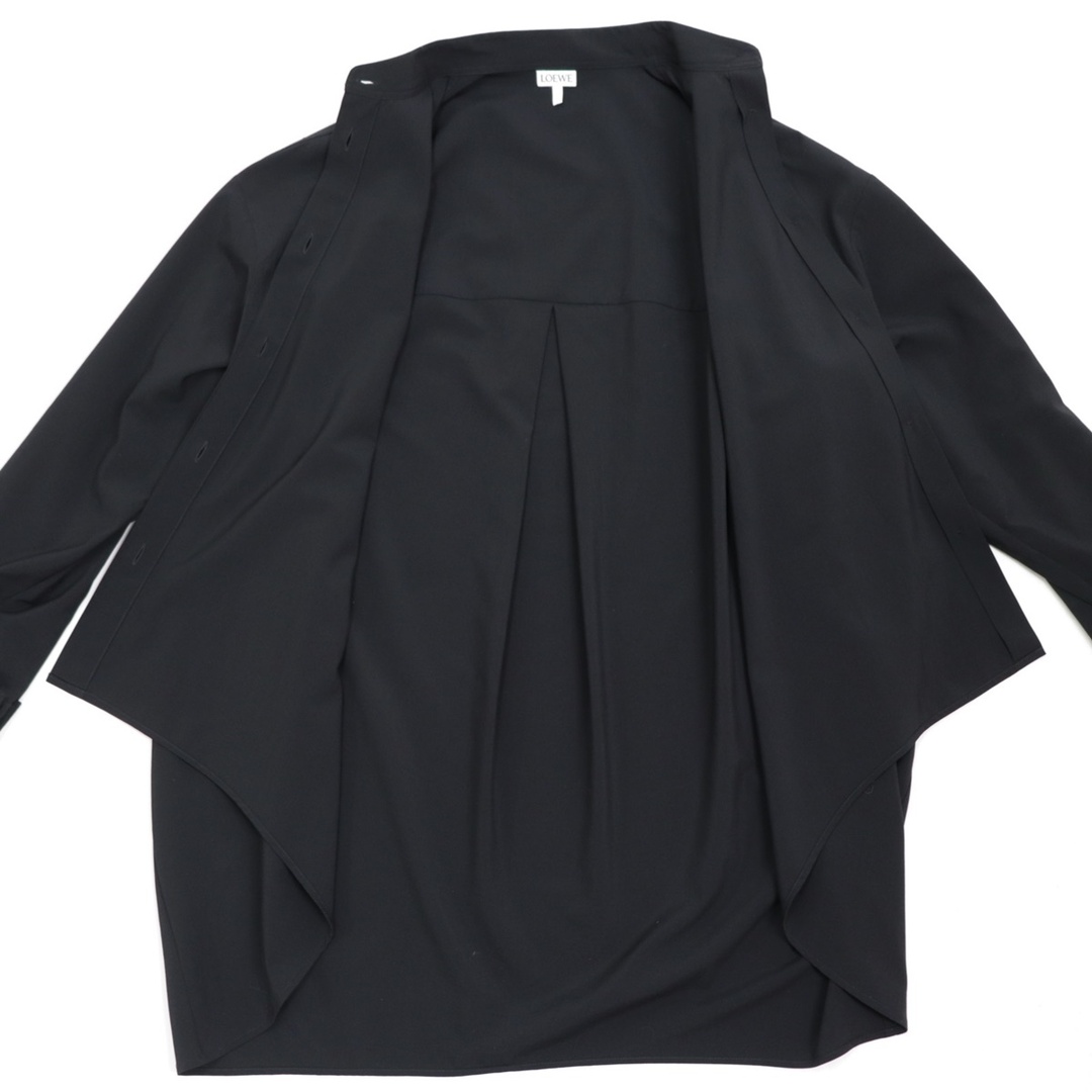 LOEWE - 美品 ロエベ アナグラム刺繡 チュニックシャツ レディース 黒 ...