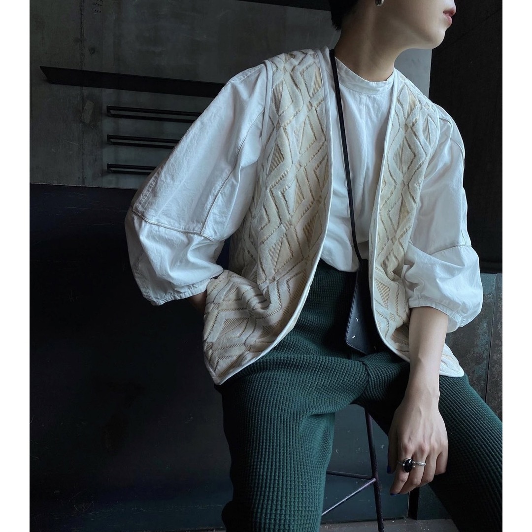 最終値下げ！人気〈6（roku）〉COTTON PIPING SHIRT/シャツ