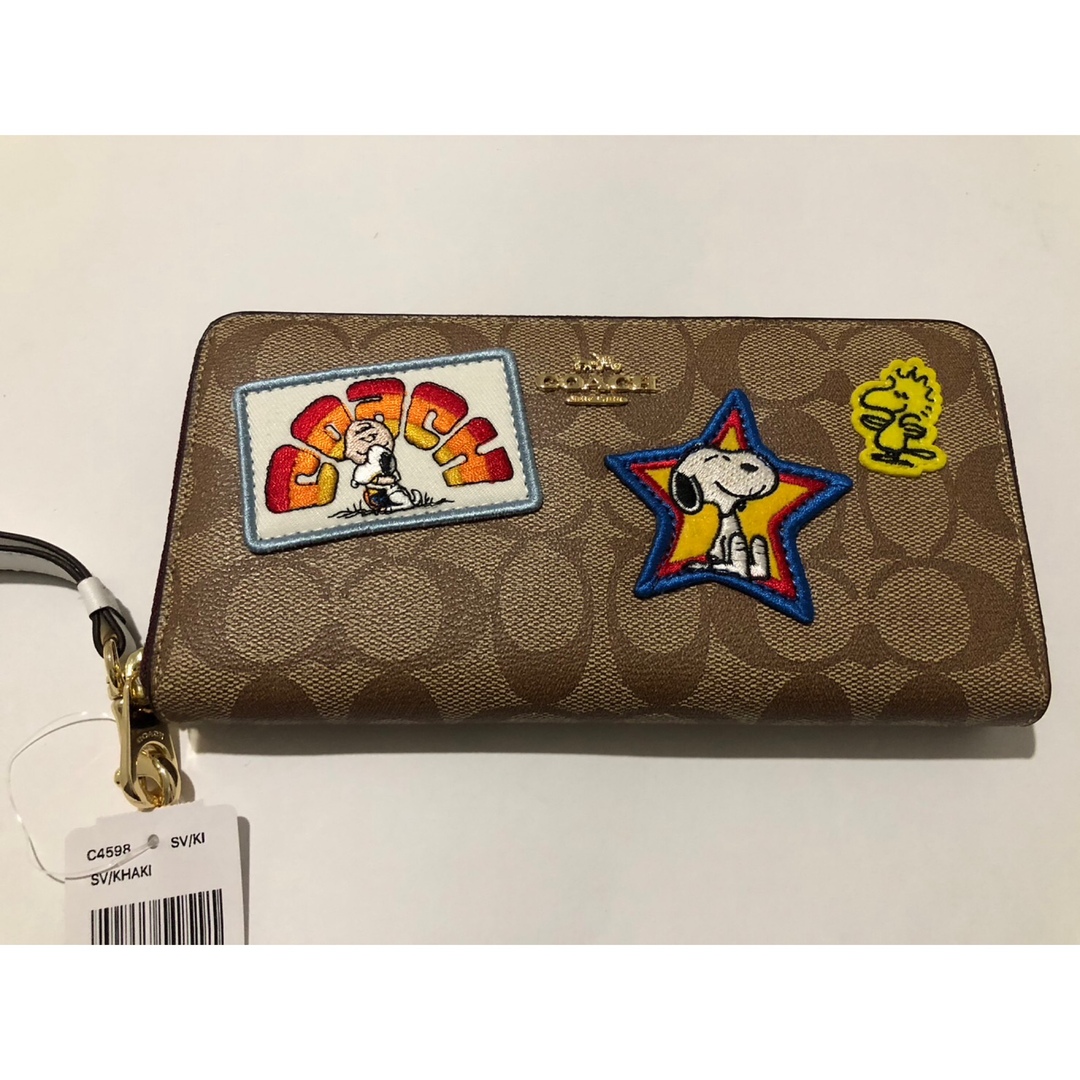 COACH(コーチ)の新品　COACH コーチ 長財布 ベージュ C4598 メンズのファッション小物(長財布)の商品写真