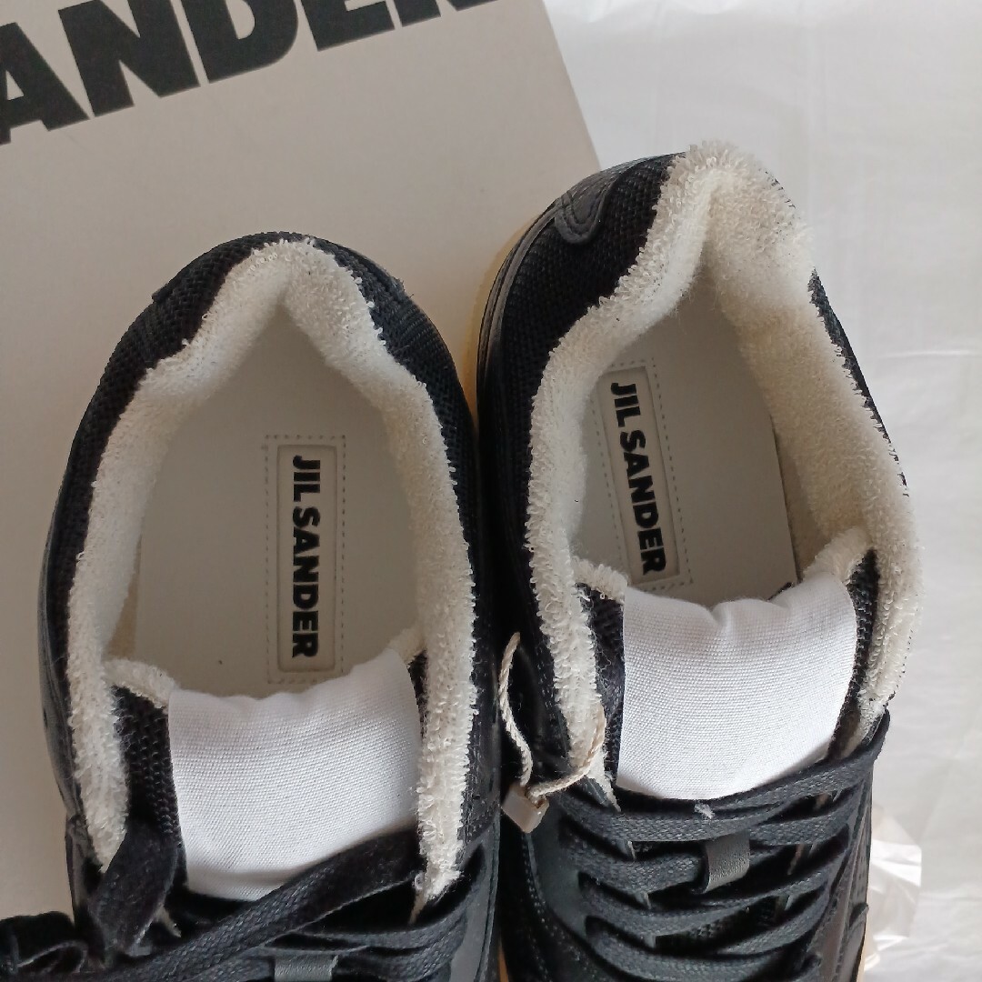 JIL SANDER ジルサンダーローカットスニーカー☆ロゴ レザースニーカー JIL SANDER ジルサンダーローカットスニーカー☆ロゴ レザースニーカー