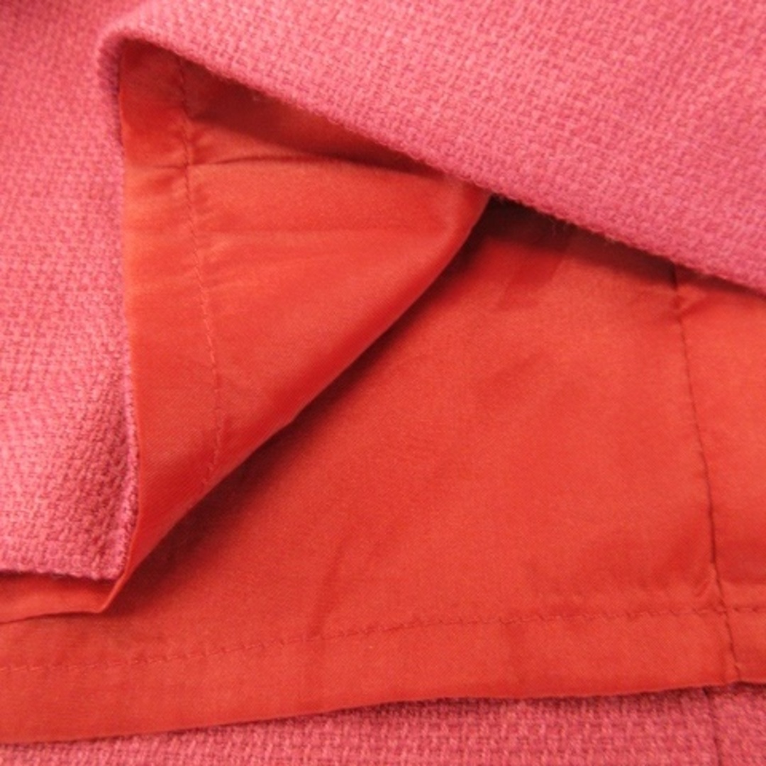 VIAGGIO BLU(ビアッジョブルー)のビアッジョブルー スカート タイト ミニ タック ウール混 2 ピンク レディースのスカート(ミニスカート)の商品写真