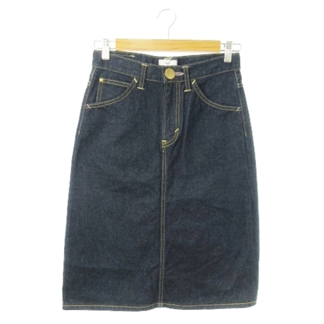 Lee(リー)のリー × アースミュージック&エコロジー スカート デニム ロング XS 紺 レディースのスカート(ロングスカート)の商品写真