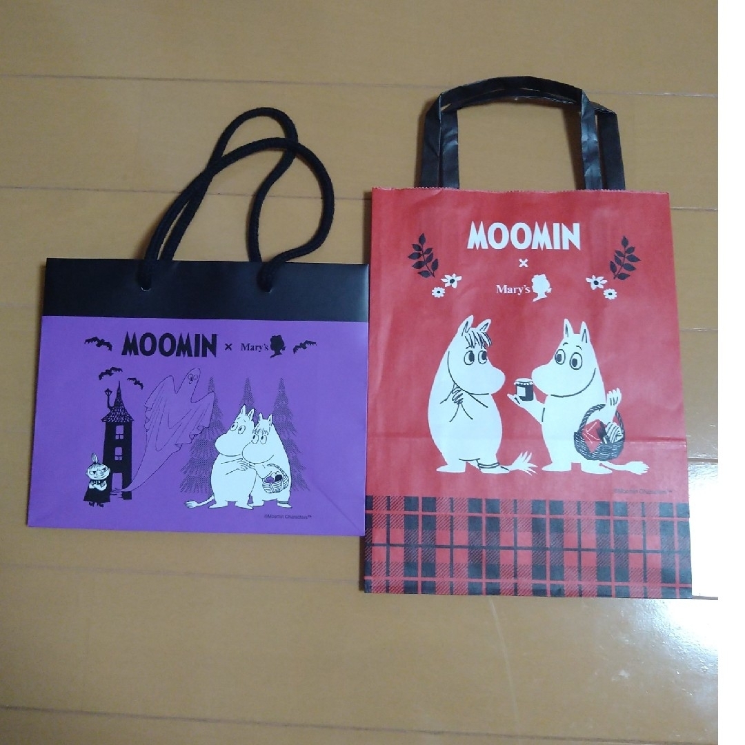 MOOMIN(ムーミン)のムーミン　ショッパー　紙袋 レディースのバッグ(ショップ袋)の商品写真