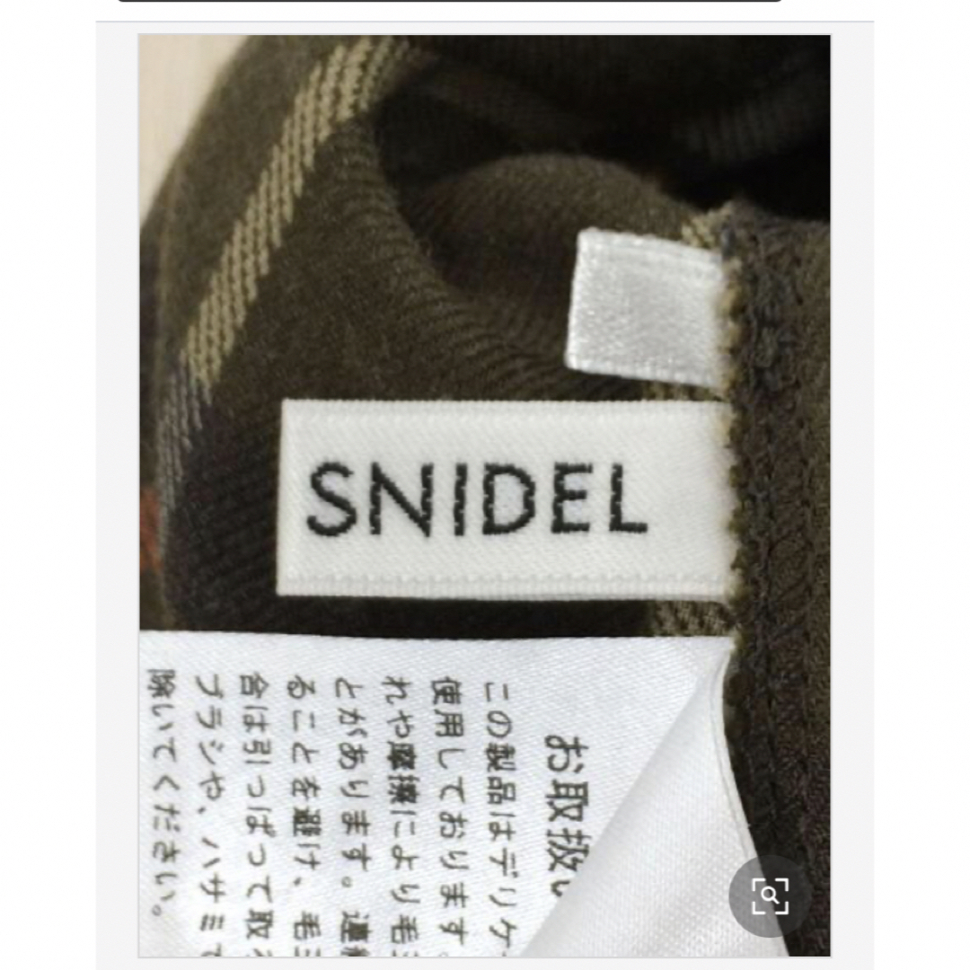 美品　スナイデル　snidel SNIDEL チェックワンピース 5