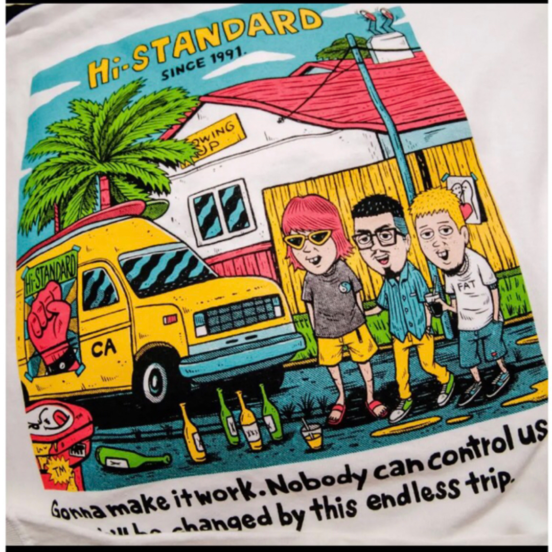 Hi-STANDARD  TM PAINT  Tシャツ　ステッカー付き