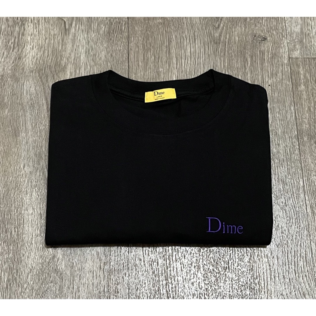 【超人気アイテム】Dime point logo tee black