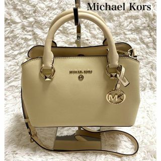 極美品 Michael Kors ショルダーバック 2Way 斜めがけ イエロー-