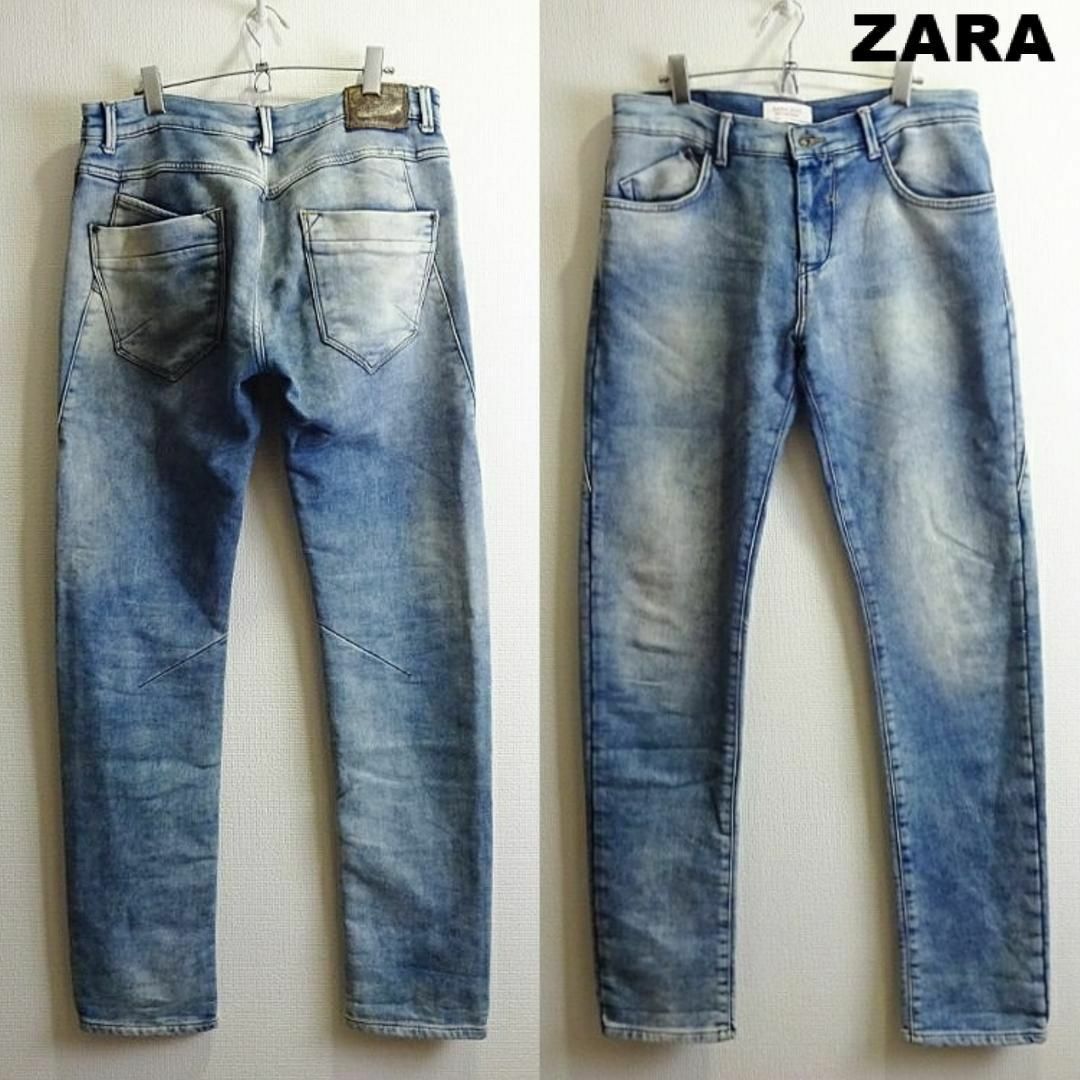 ZARA(ザラ)のZARA MAN　スリム スウェットデニム　W86cm　ストレッチ　トルコ製 メンズのパンツ(デニム/ジーンズ)の商品写真