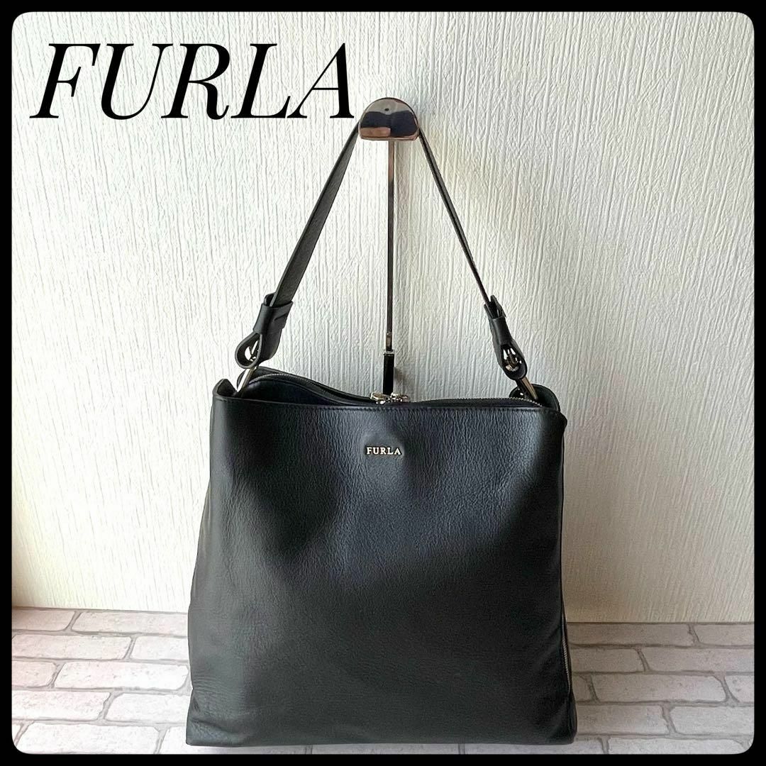 【限定値下げ】 FURLA ワンショルダーレザーバッグ　【P-9】