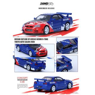 ニッサン(日産)の希少  スカイライン GTR 東京オートサロン 2000 ミニカー(ミニカー)