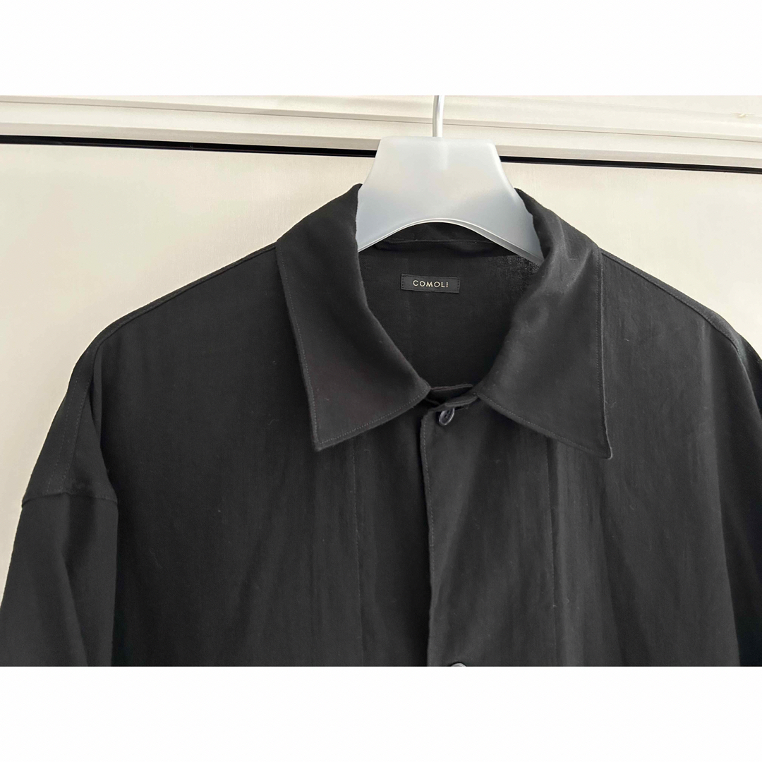 COMOLI - 23ss COMOLI 空紡オックス シャツジャケット サイズ2の通販