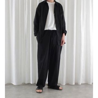 コモリ(COMOLI)の23ss COMOLI   空紡オックス シャツジャケット サイズ2(シャツ)