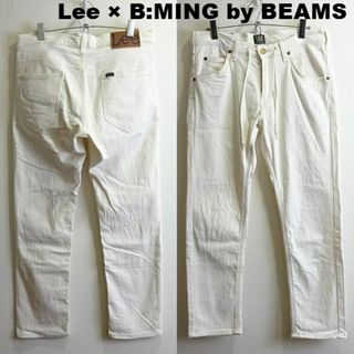 リー(Lee)のLee × BEAMS　アンクルデニム　W82cm　強ストレッチ　ホワイト(デニム/ジーンズ)