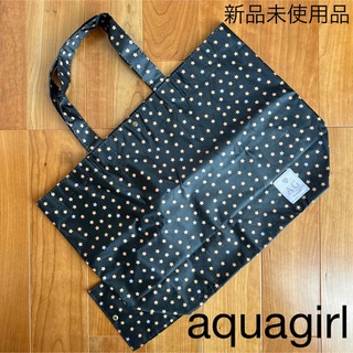 アクアガール(aquagirl)のレディース　新品　未使用品　AG アクアガール　エコバッグ　ナイロンバッグ　星柄(エコバッグ)