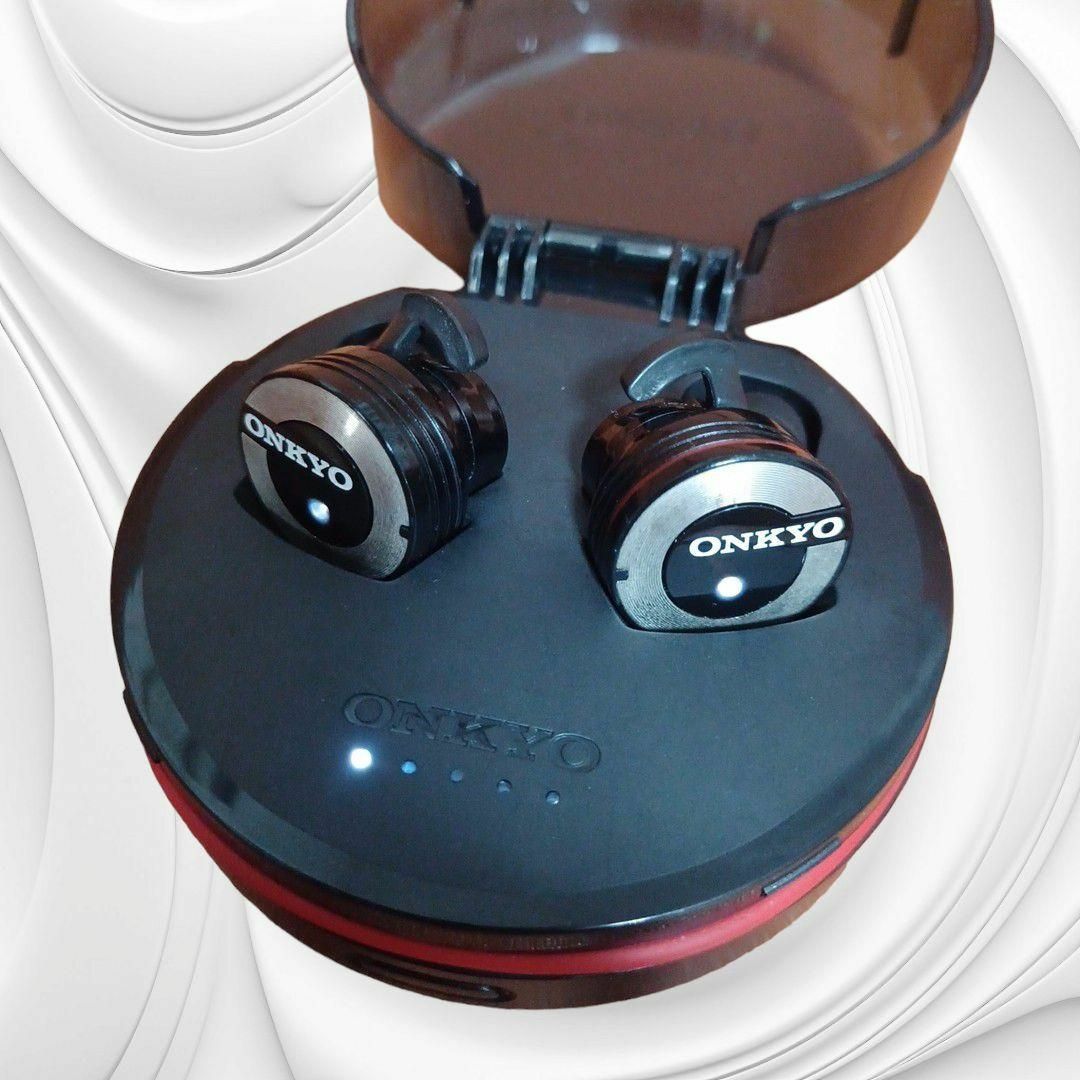 美品♪ONKYO W800BT Bluetooth イヤホン ワイヤレスの通販 by ぽぬ's